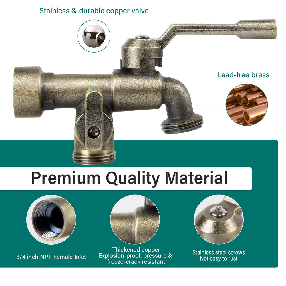 KAKSEY ergonomic aluminum-alloy handle close-up for easier turning and control benefit