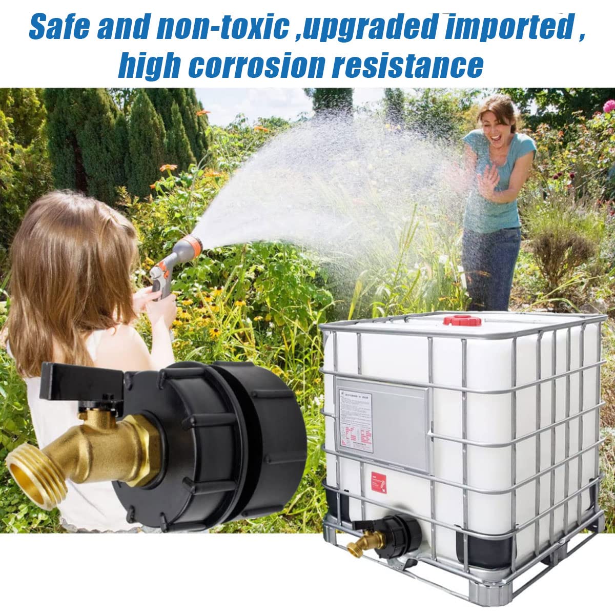 KAKSEY lifestyle garden setup displaying quick watering convenience for yard use