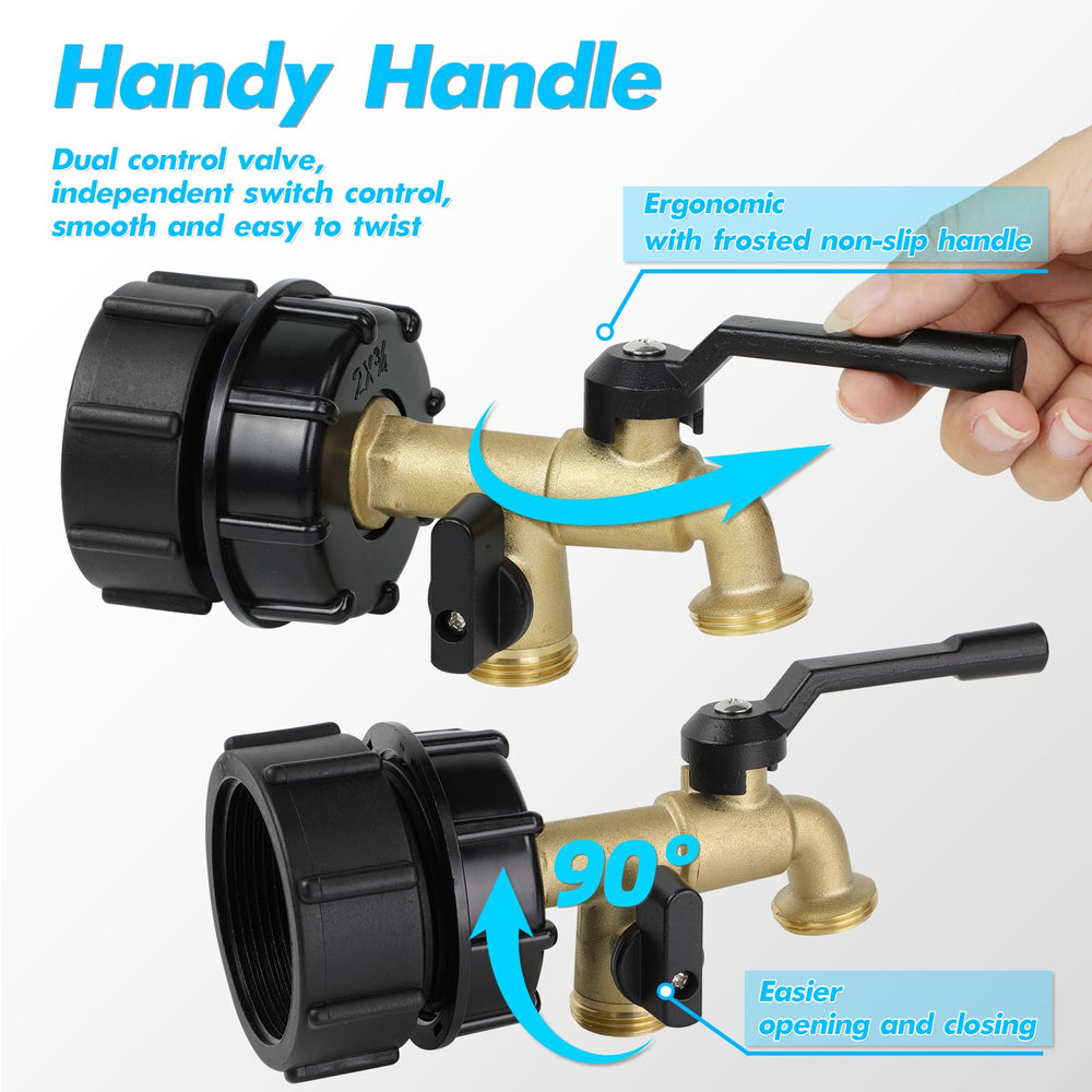 KAKSEY sealing gaskets and tape included to prevent leaks and ensure seal