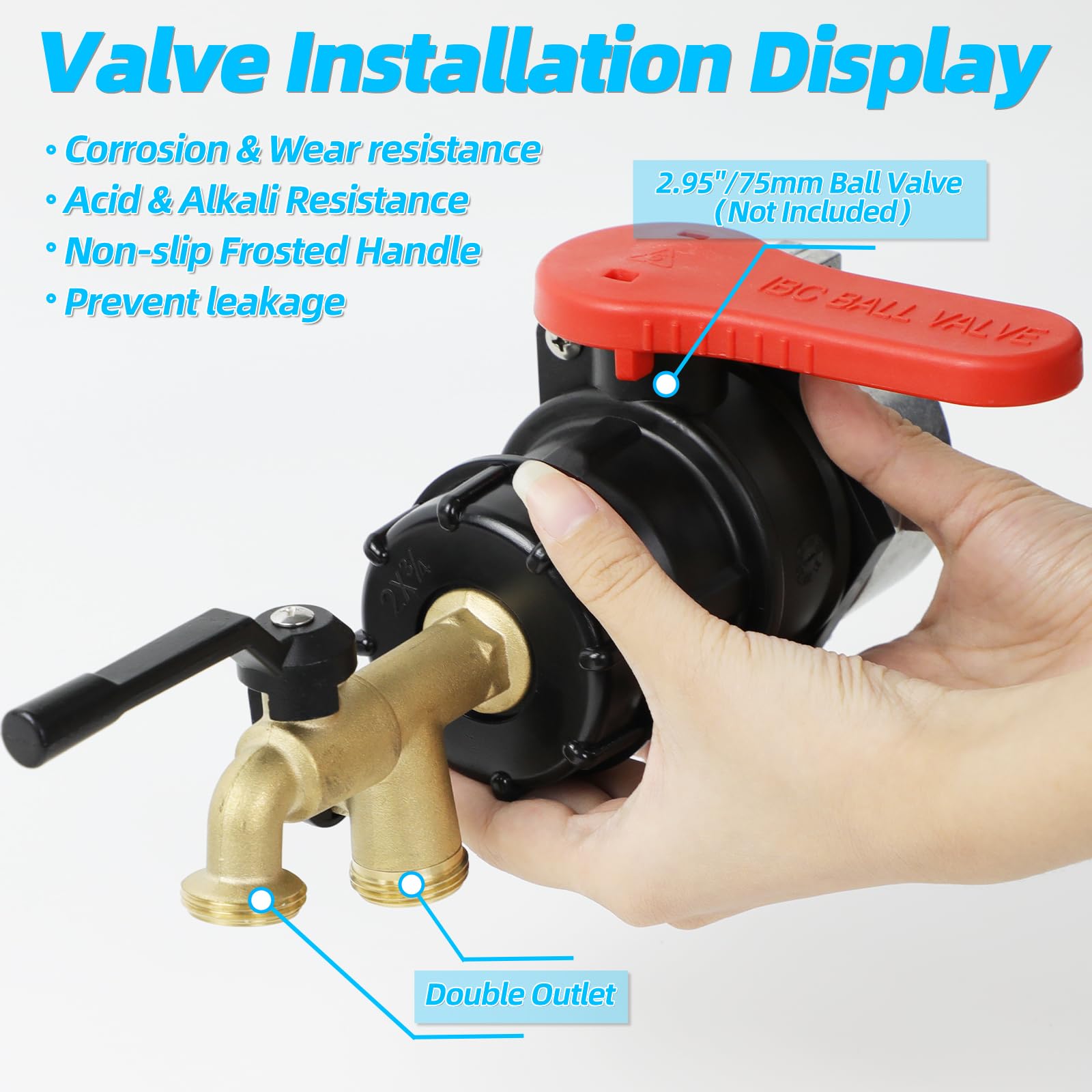 KAKSEY included seals gaskets and PTFE tape for leak prevention