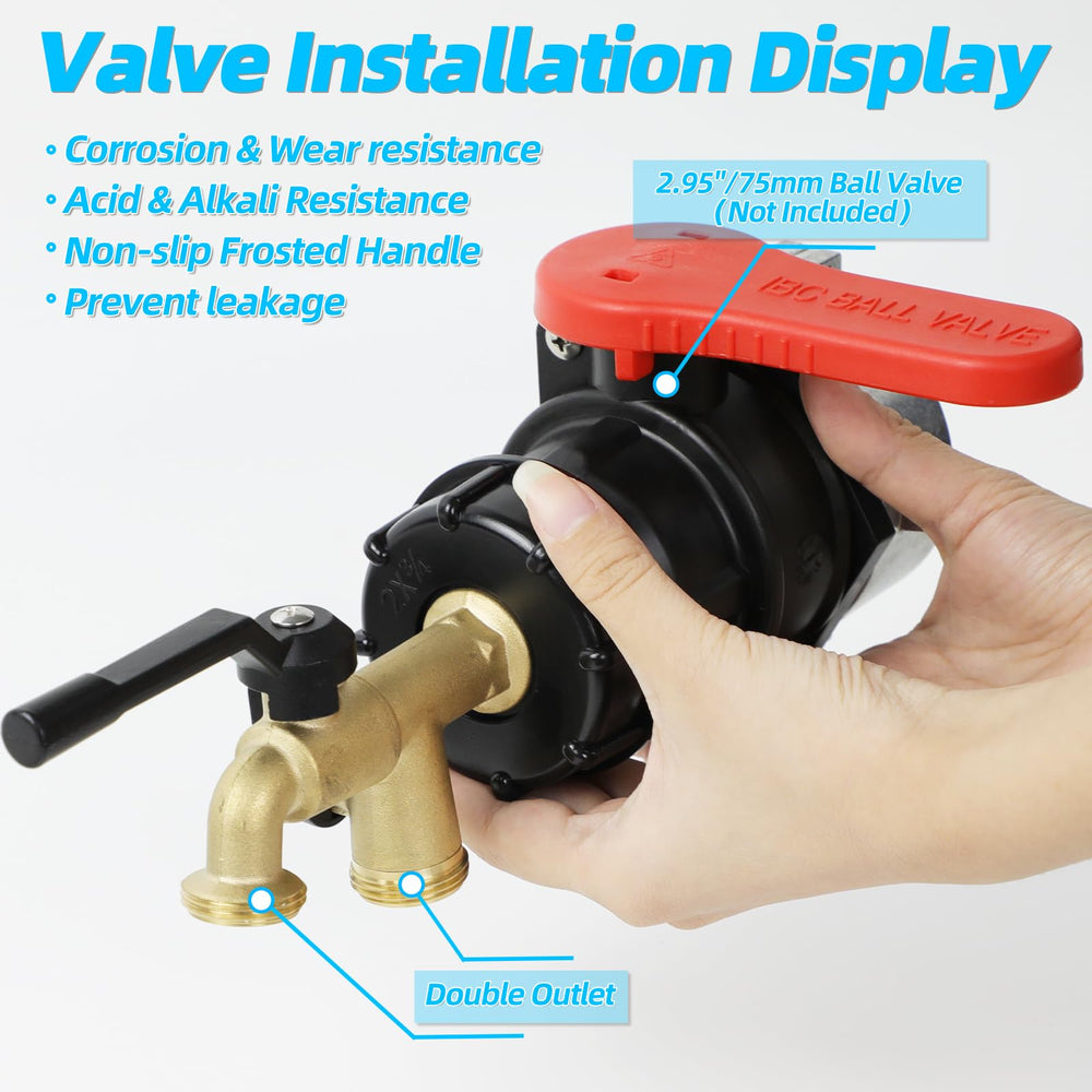 KAKSEY included seals gaskets and PTFE tape for leak prevention