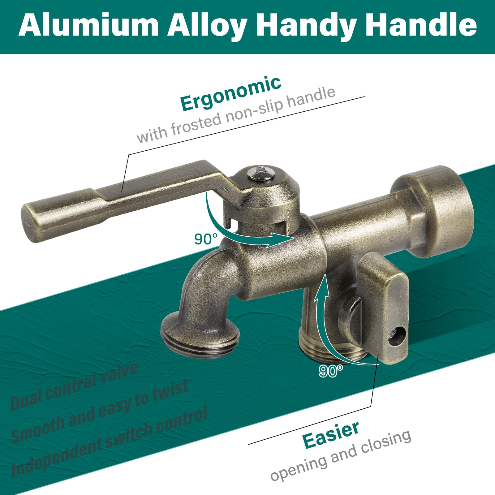 KAKSEY threaded inlet with supplied sealing tape illustrating leak prevention benefit