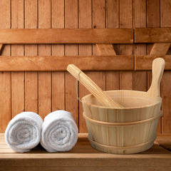 KAKUNM leak-proof liner inside the bucket protecting wood and preventing drips
