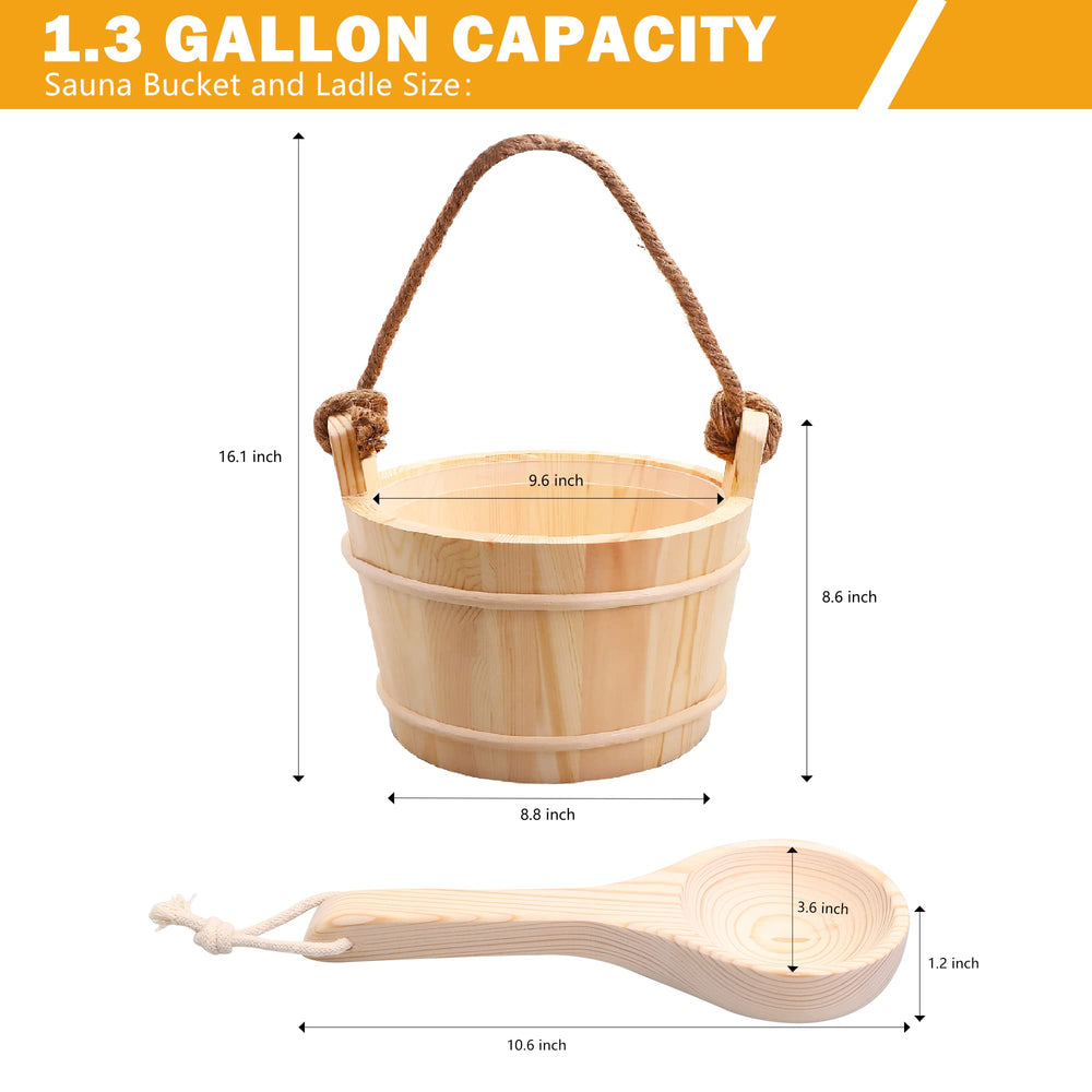KAKUNM plastic liner inside bucket for easy cleaning and water protection