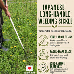 KAKURI twisted sickle blade close-up highlighting root-lifting action