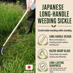 KAKURI close-up of triple-edged carbon steel blade highlighting superior cutting performance