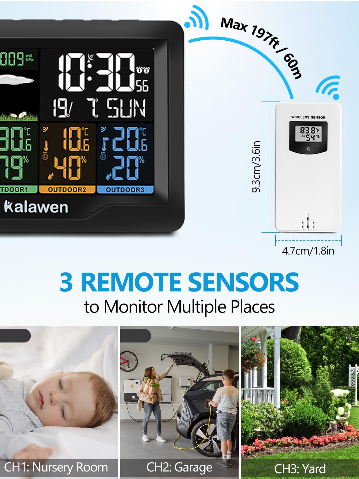 Kalawen screen in low brightness demonstrating adjustable backlight comfort