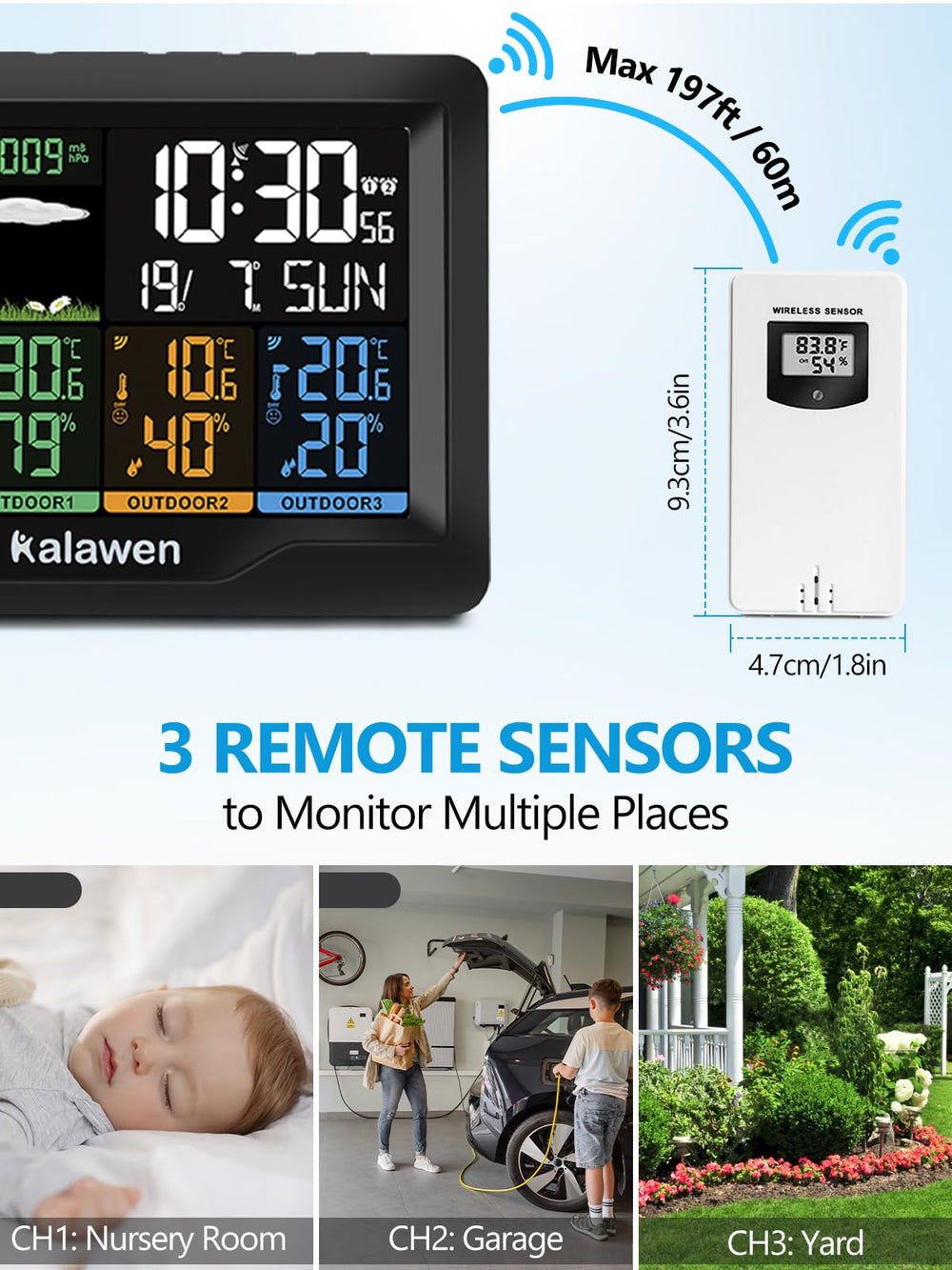 Kalawen screen in low brightness demonstrating adjustable backlight comfort