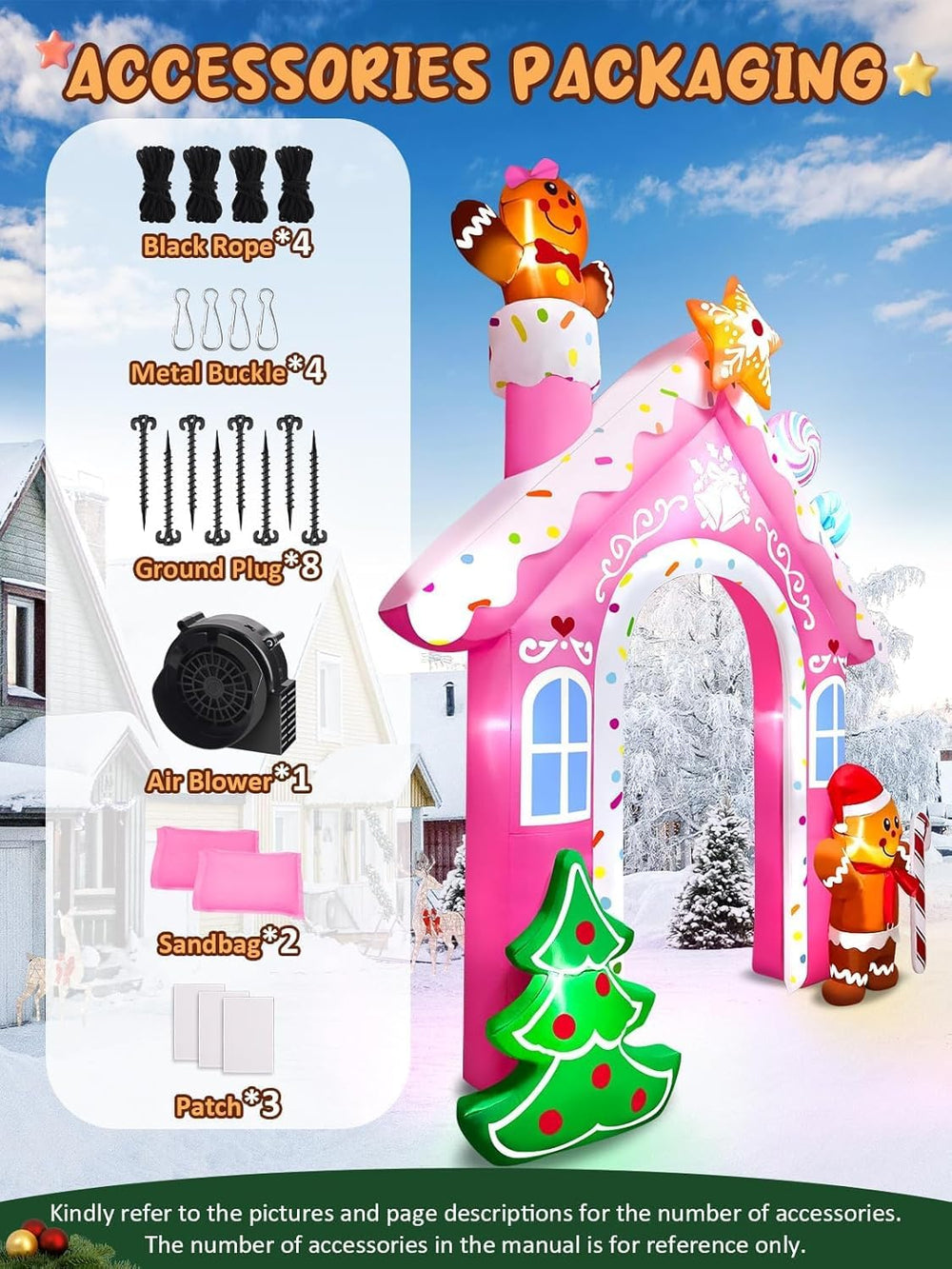 Kalolary detailed view of gingerbread man face showing cheerful appeal benefit