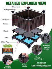 Kalolary legs and underbed clearance for easy cleaning and airflow
