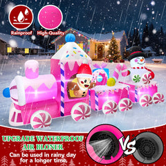 Kalolary gingerbread man and snowman detail highlighting colorful characters that attract kids benefit