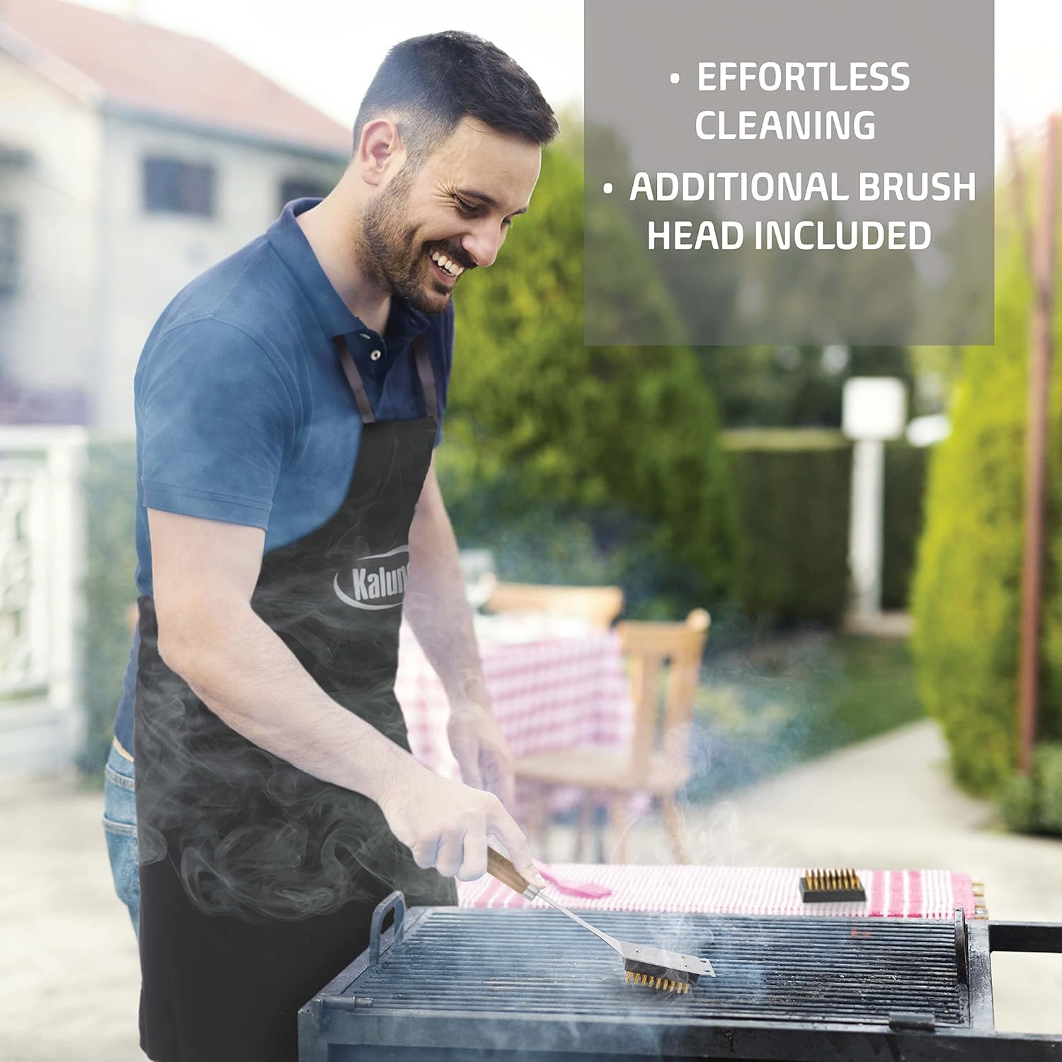 Kaluns lifestyle backyard barbecue scene showing ready-to-use gifting appeal