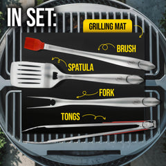 kaluns close-up of spatula serrated edge showing clean cuts and multi-use bottle opener benefit