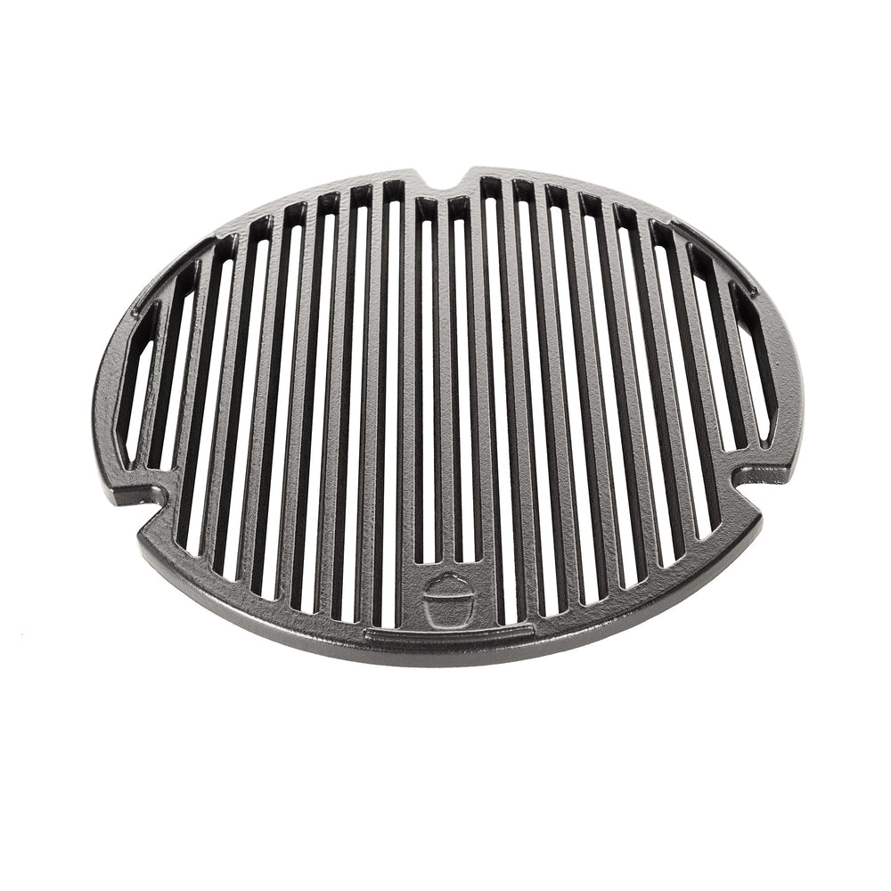 Kamado Joe close-up of grate texture highlighting non-stick surface and even heat