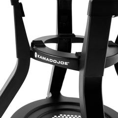 Kamado Joe folding side shelf detail providing extra prep space
