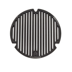 Kamado Joe front view of cast iron grate showing durable design and reliable searing