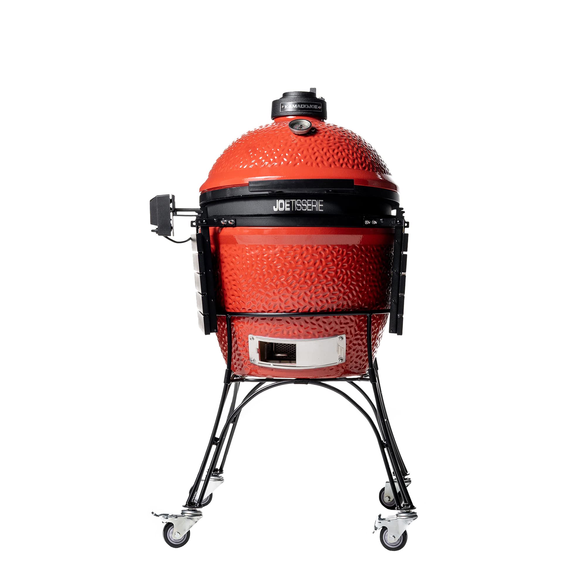 Kamado Joe lifestyle grill and served platter showing versatile cooking results