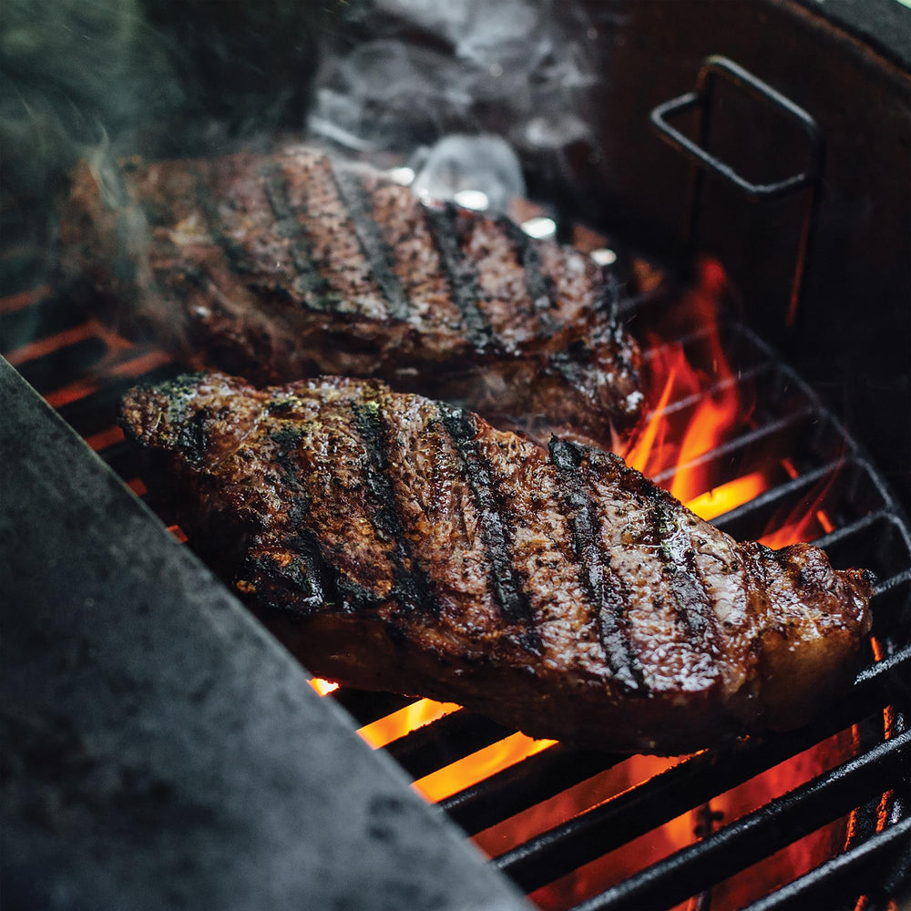 Kamado Joe cast-iron grate lifter close-up for safe removal and easy handling