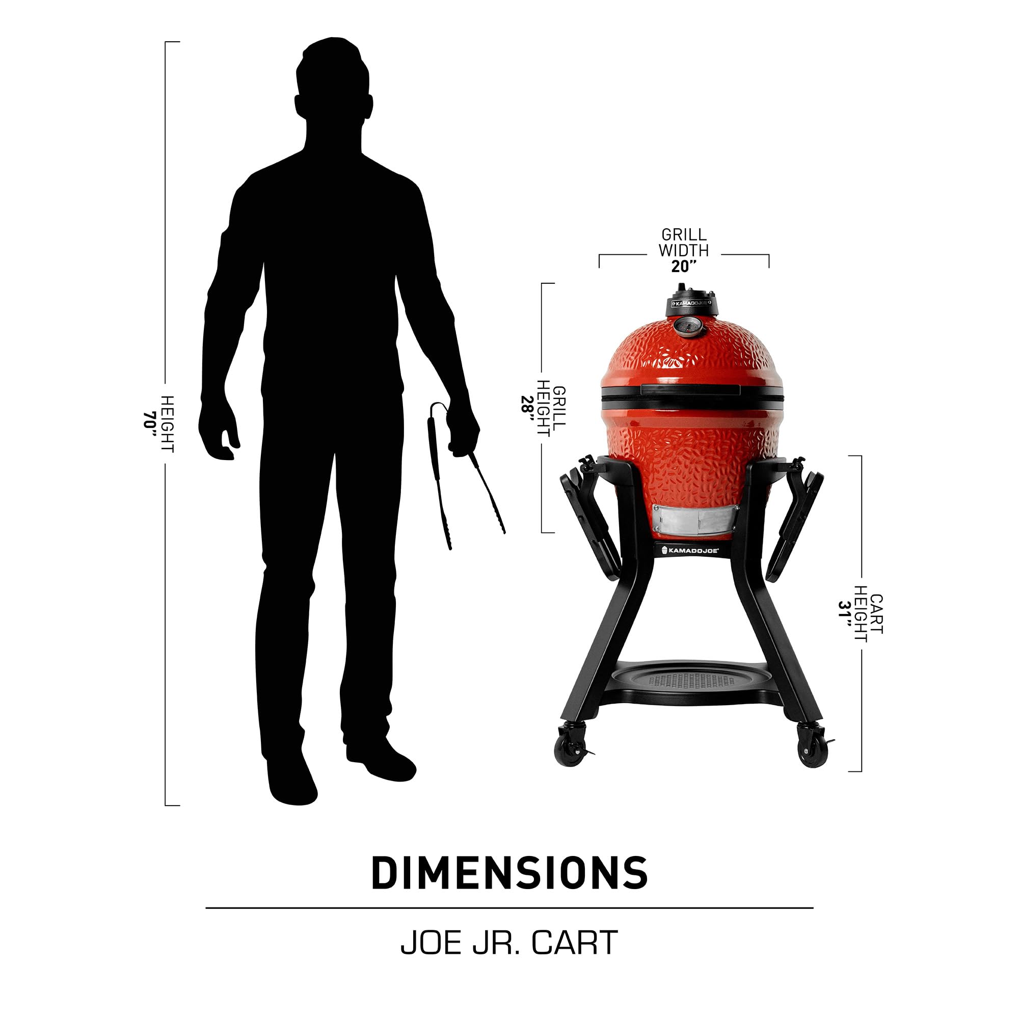 Kamado Joe model tag and label confirming fit and product identity