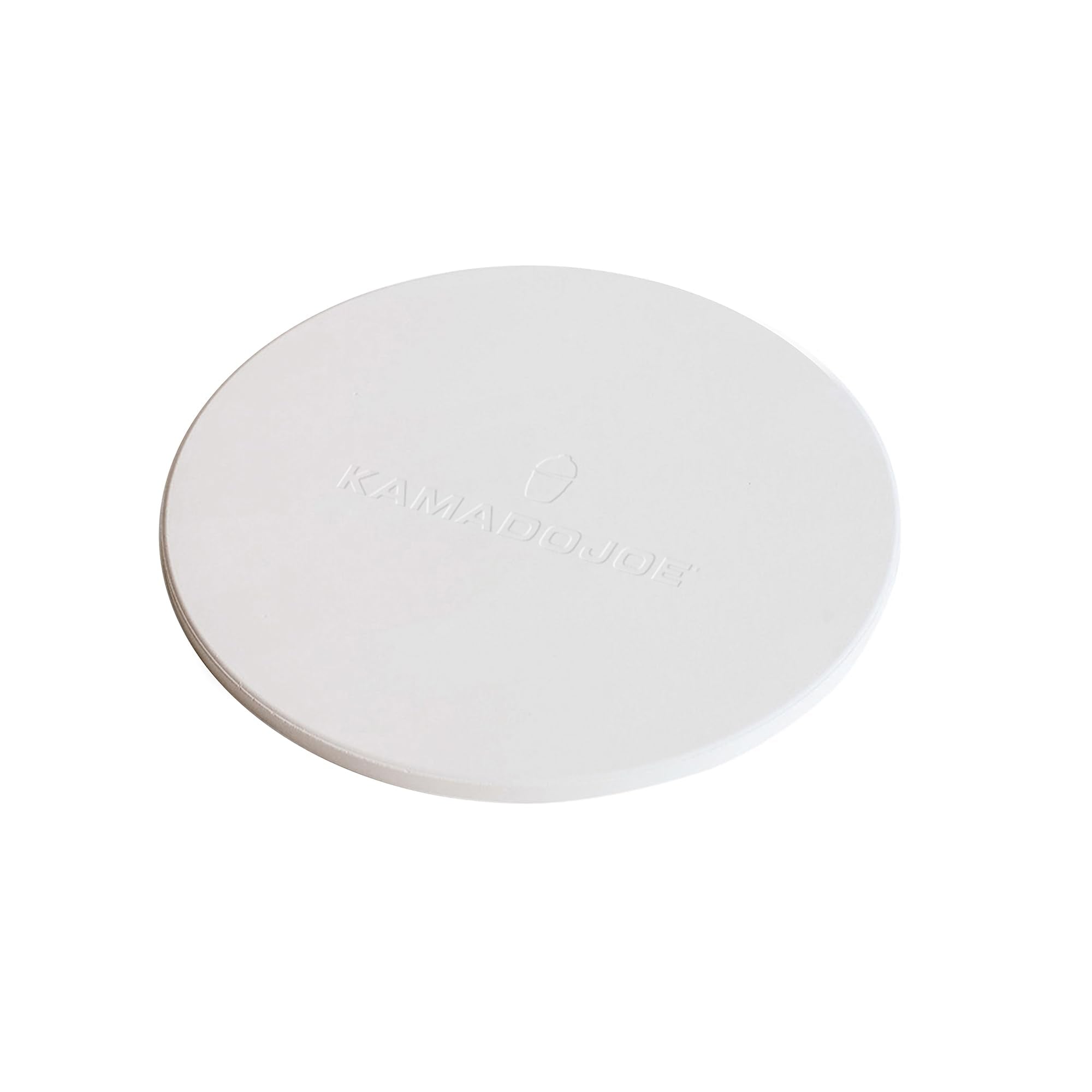 Kamado Joe pizza stone front view showing fit and durable construction benefit