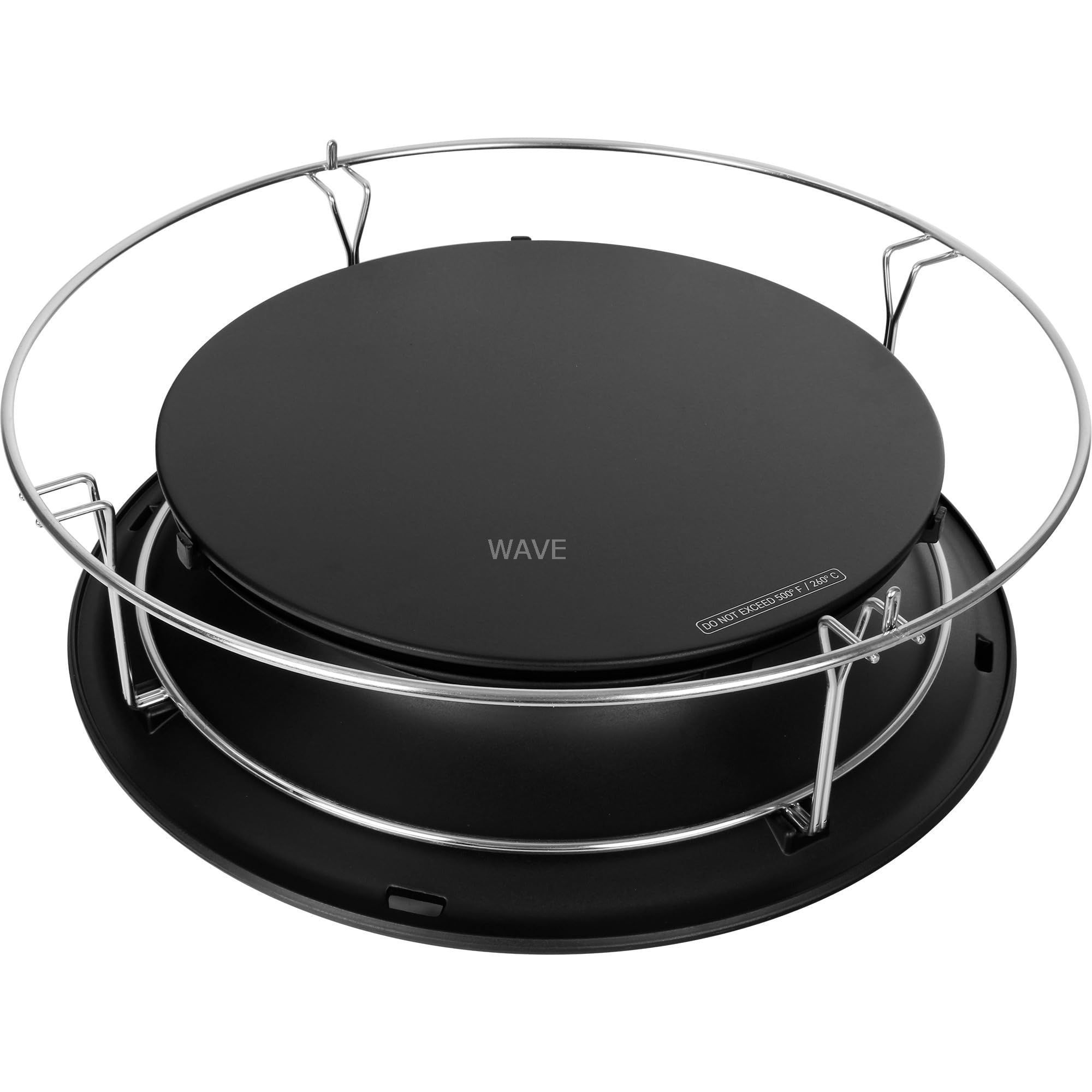 Kamado Joe SlōRoller front view showing chamber and improved smoke flow benefit