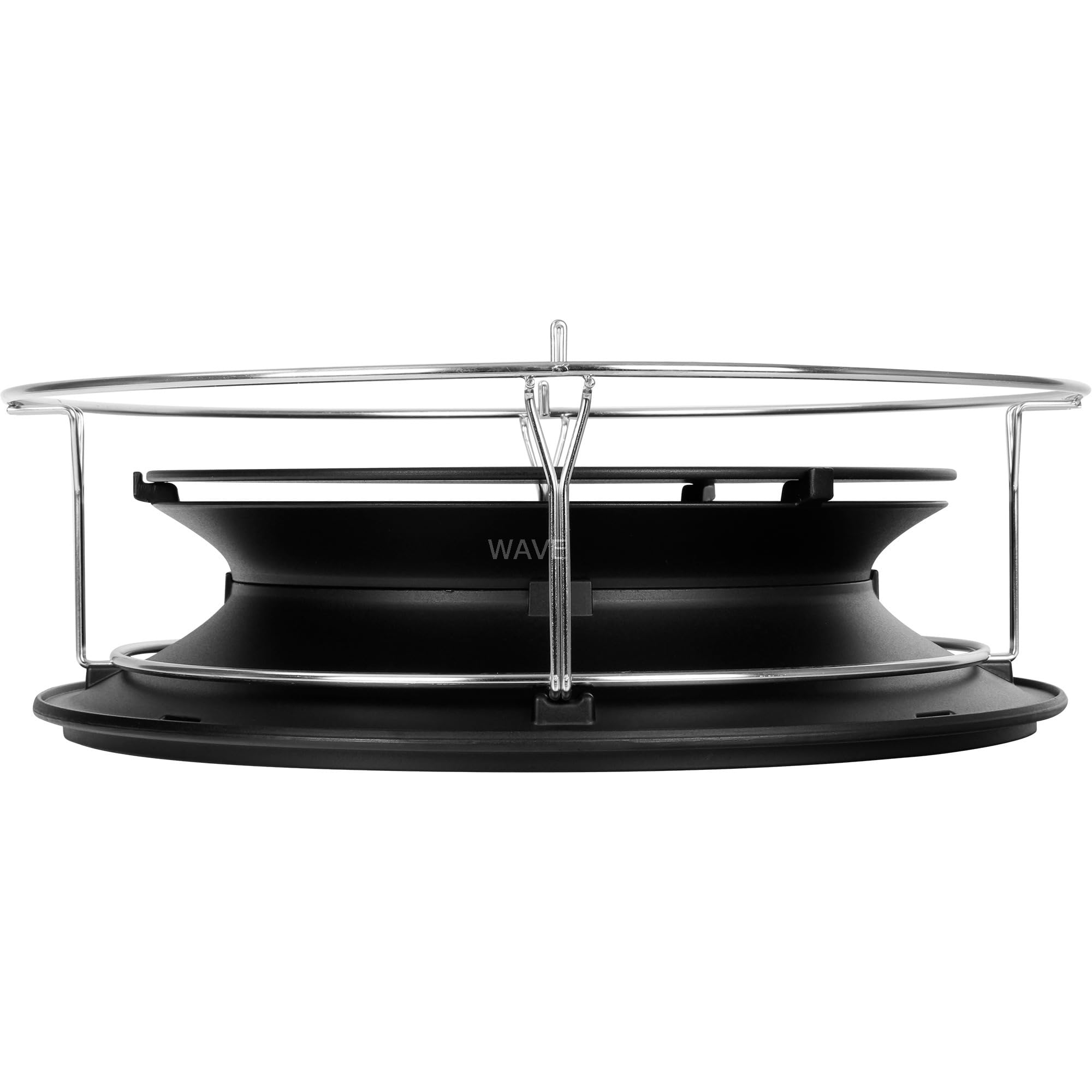 Kamado Joe stainless steel cooking rack close-up showing durable construction and easy cleanup