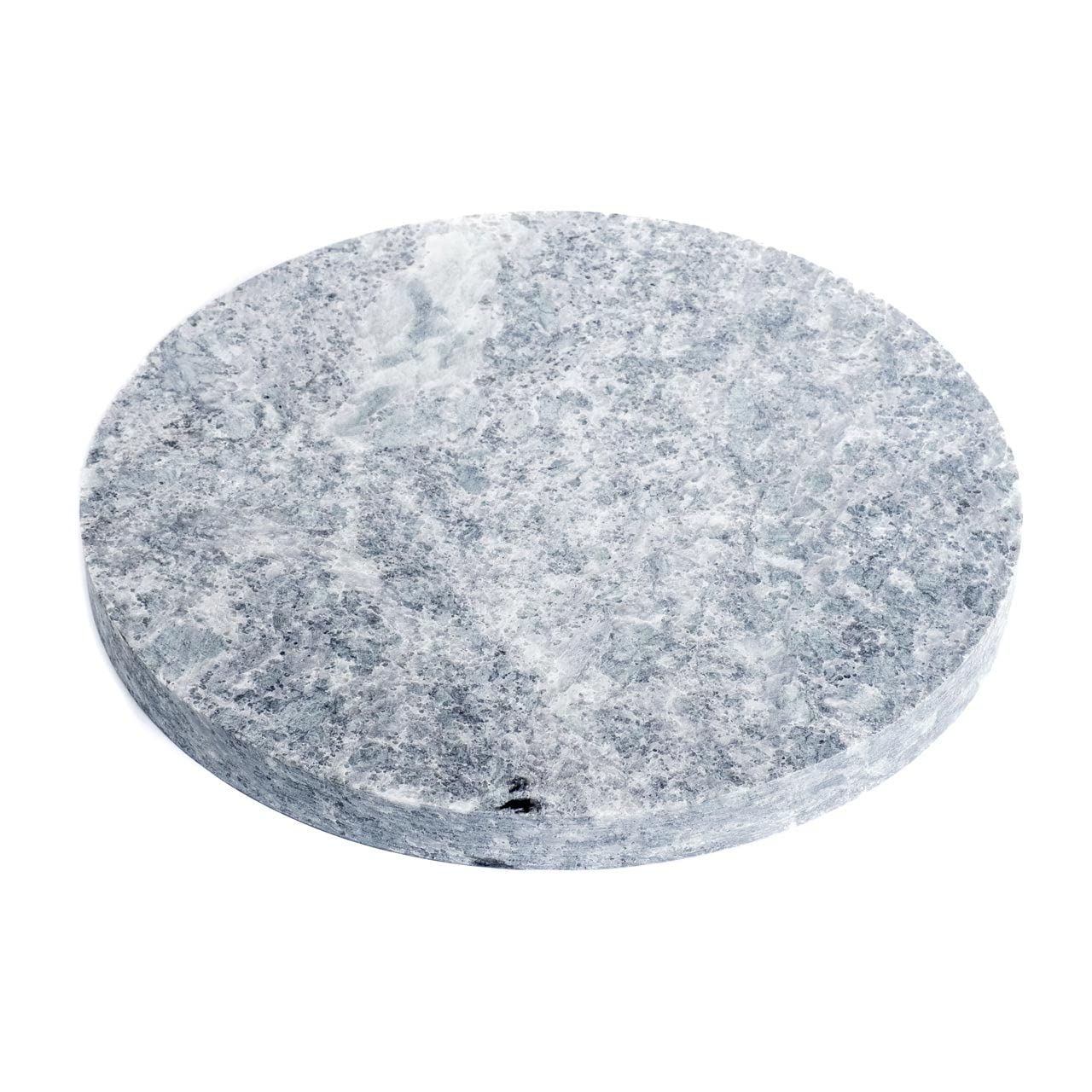 Kamado Joe soapstone front view showing half-moon shape and non-stick surface for gentle grilling