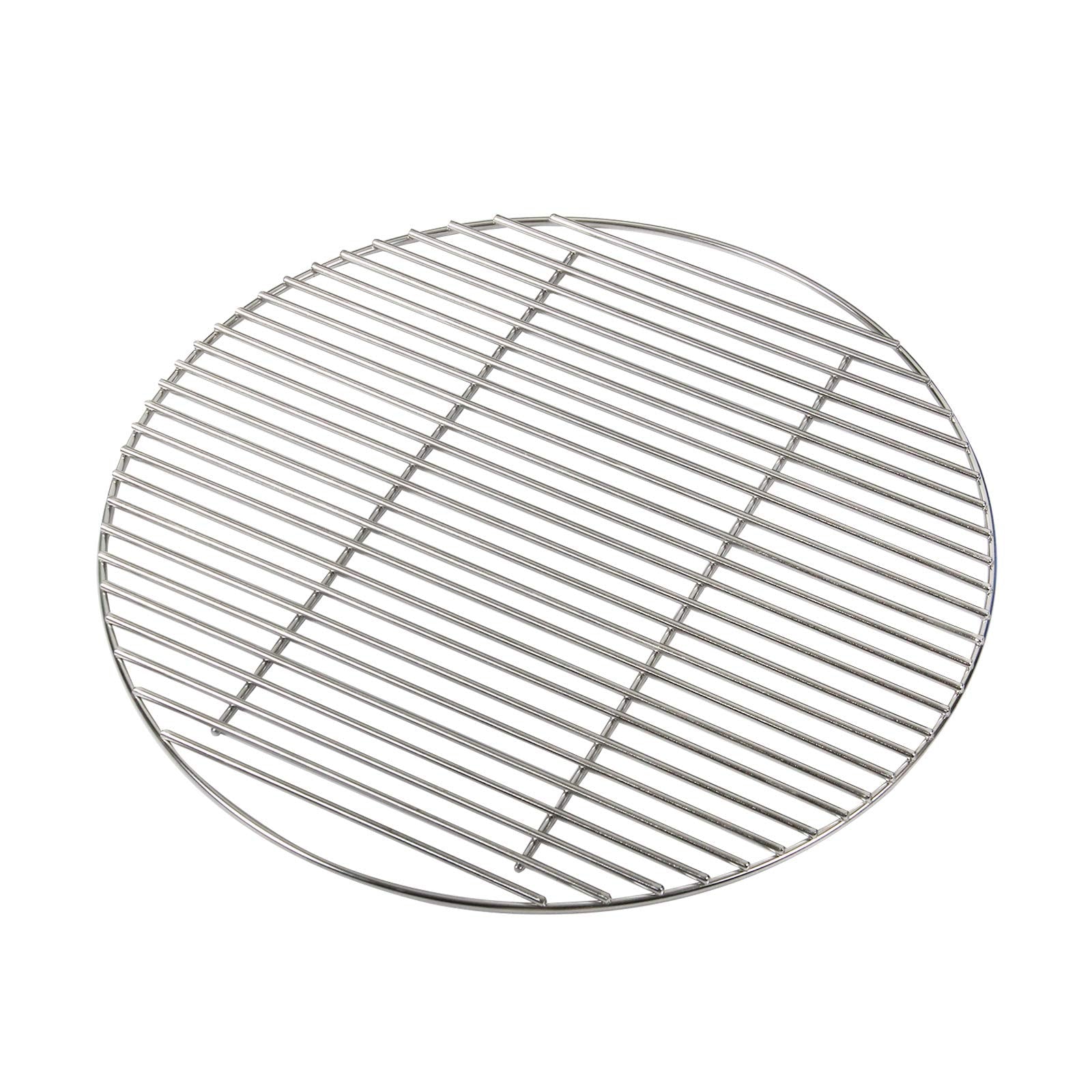 KAMaster 17" front view showing replacement stainless steel fire grate and robust build benefits