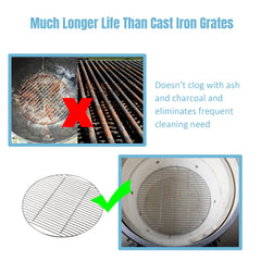 KAMaster charcoal burning on grate showing faster ignition and steadier temperature