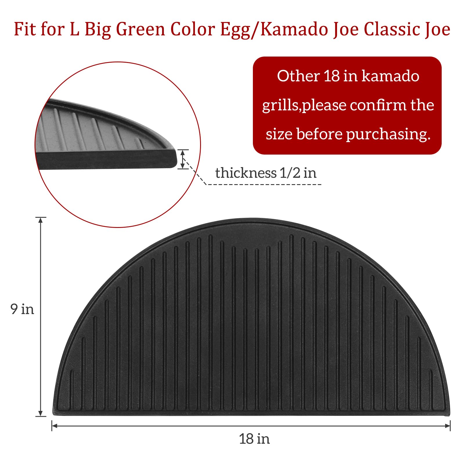 KAMaster close-up of ridged side creating sear marks for better flavor