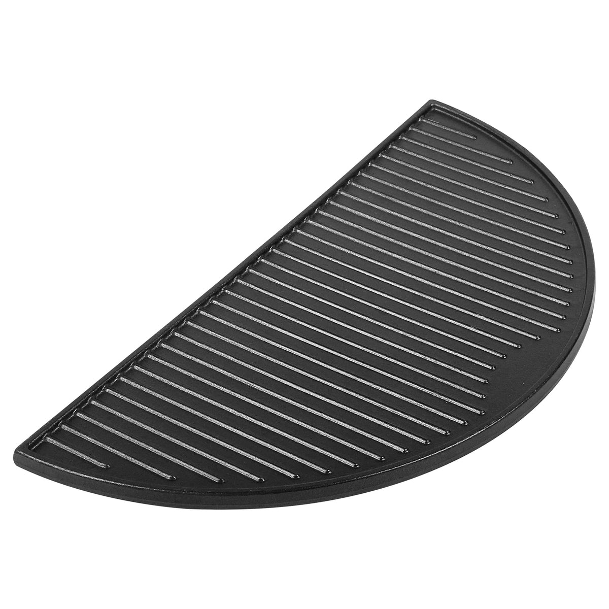 KAMaster front view of half-moon griddle showing durable construction and fit
