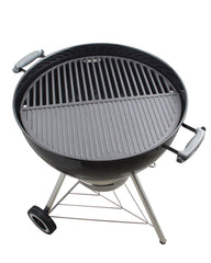 KAMaster front packaging showing half moon grate and griddle set, clear contents benefit