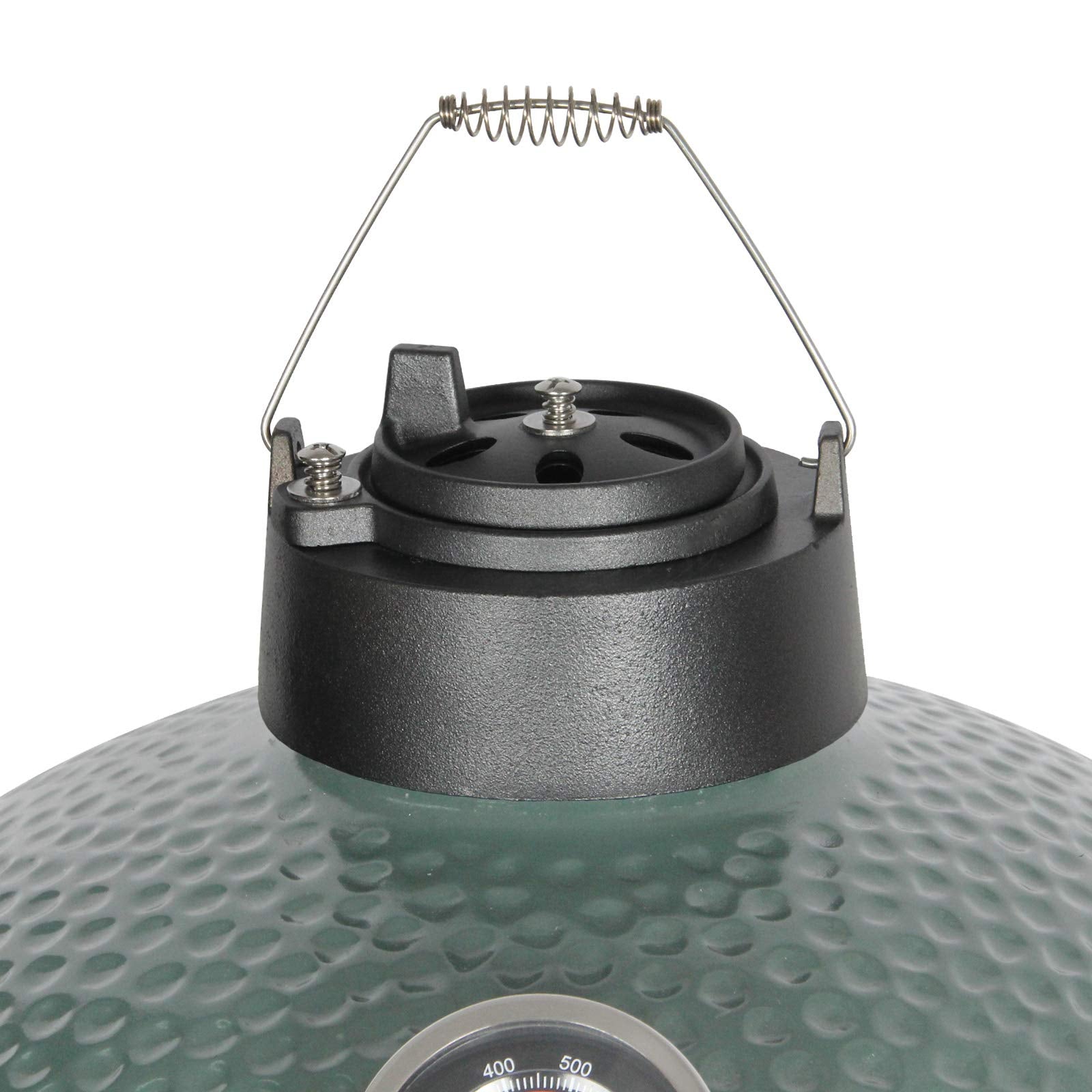 KAMaster front view of chimney cap showing robust fit and improved draft control
