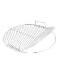 KAMaster front view of hinged grate showing full stainless surface and fit, durable replacement benefit