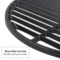 KAMaster grate installed in kamado grill demonstrating proper fit and even heating