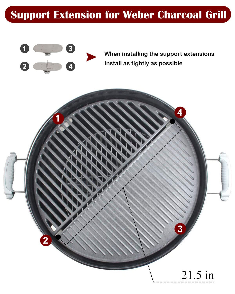 KAMaster half-moon griddle surface detail demonstrating smooth flat cooking area