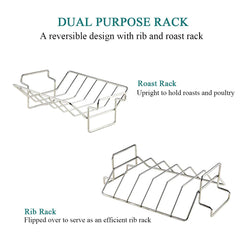KAMaster holding six rib slabs stacked vertically for improved smoke exposure benefit