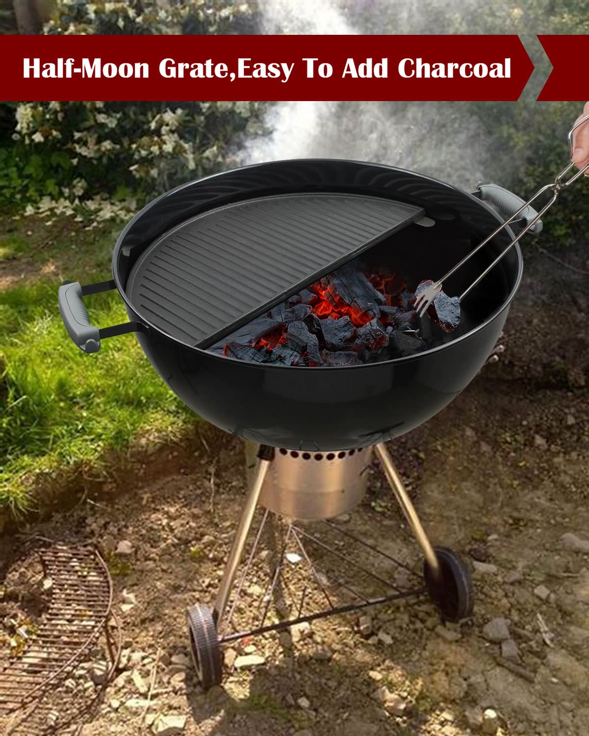 KAMaster lifestyle backyard grill setup showing versatile cooking and social appeal