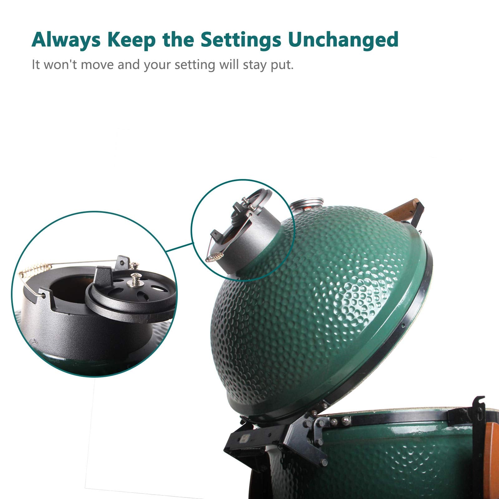 KAMaster side profile showing sliding damper for fast temperature changes