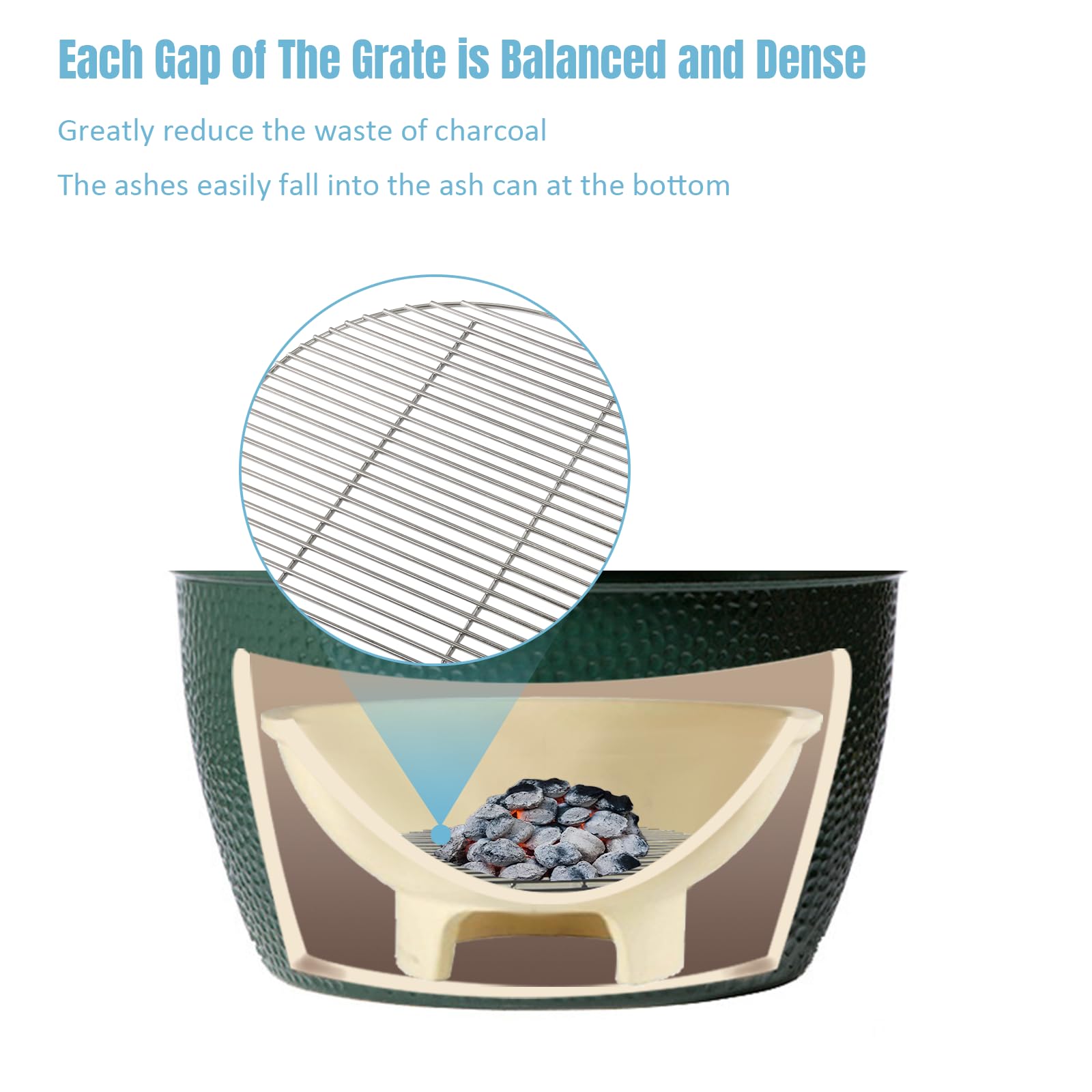 KAMaster grate next to ruler showing 17-inch diameter for correct fit verification