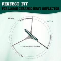 KAMaster stainless steel lifter close-up highlighting sturdy grip and heat-resistant performance
