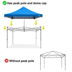 KAMPKEEPER corner D-ring and nylon patch detail for secure frame attachment
