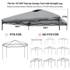 KAMPKEEPER corner strap and Velcro tabs securing top for fast easy installation