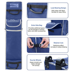 KAMPKEEPER padded handles shown for comfortable two-person carrying benefit