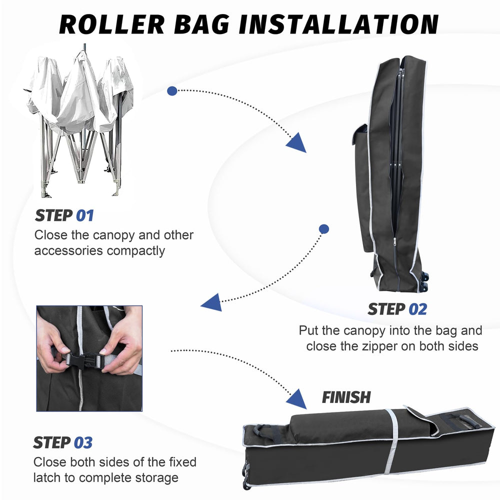 KAMPKEEPER detailed wheeled base for smooth rolling over grass and rough ground