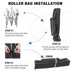 KAMPKEEPER detailed wheeled base for smooth rolling over grass and rough ground