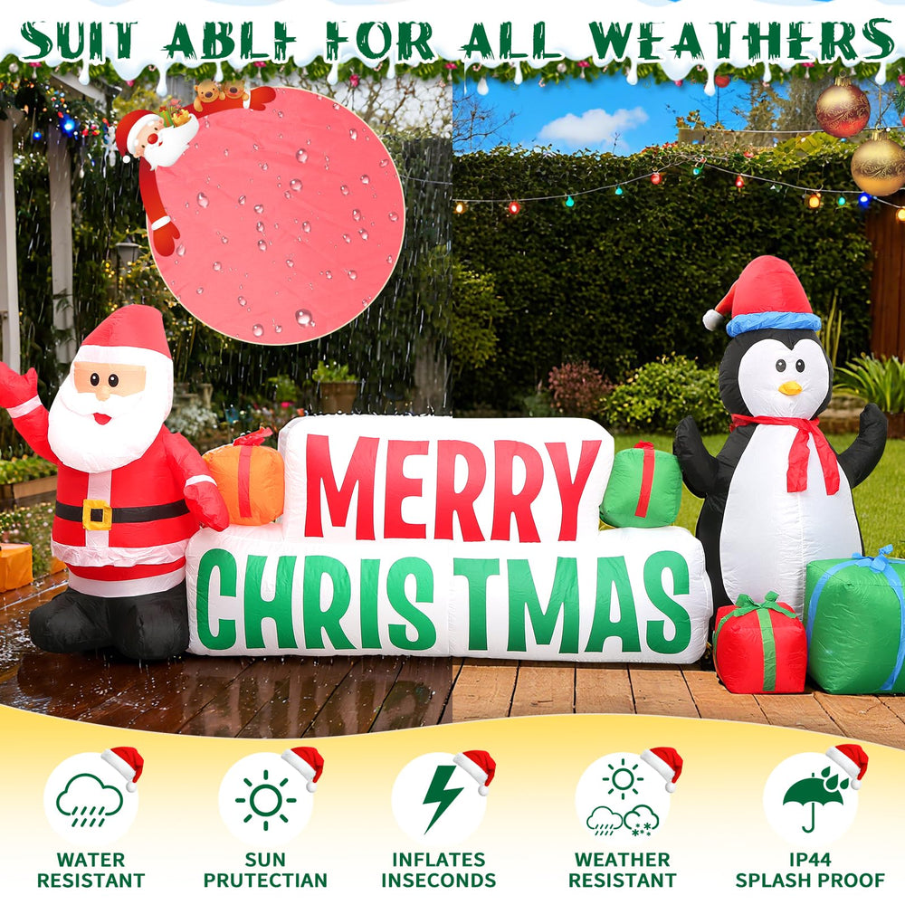 KAMUNING fully inflated in lawn setting, festive focal point for guests