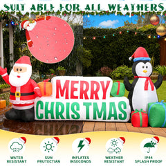 KAMUNING fully inflated in lawn setting, festive focal point for guests