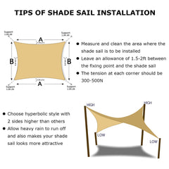 KANAGAWA shade sail installed over patio cooling outdoor seating area