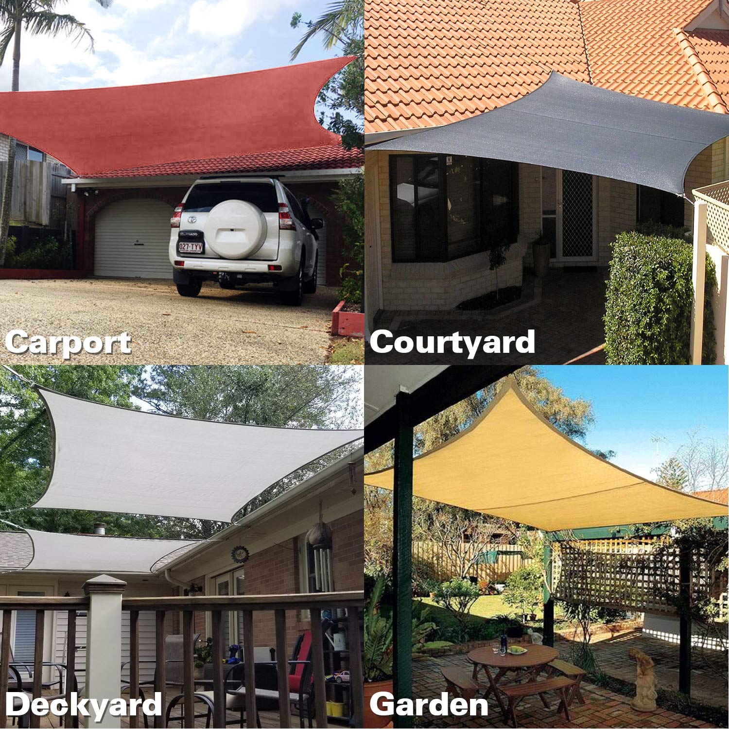 KANAGAWA backyard lifestyle view showing cooler, shaded outdoor gathering benefit
